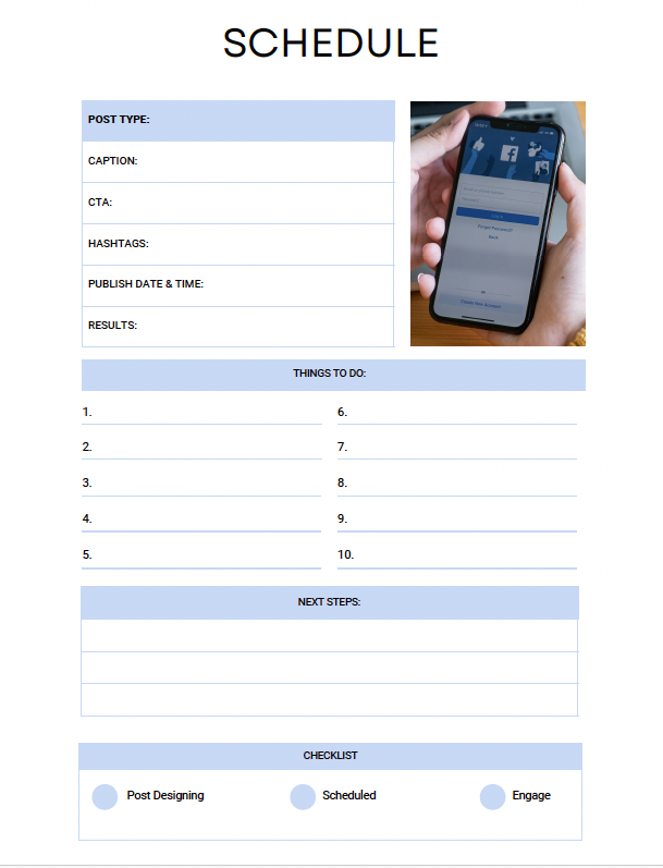 Ultimate Master Planner for all your Social Media