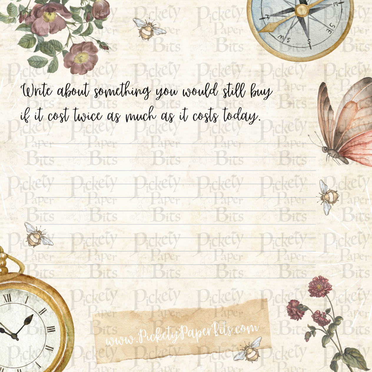 Journal Writing Prompts: 28 Ready-To-Print Cards