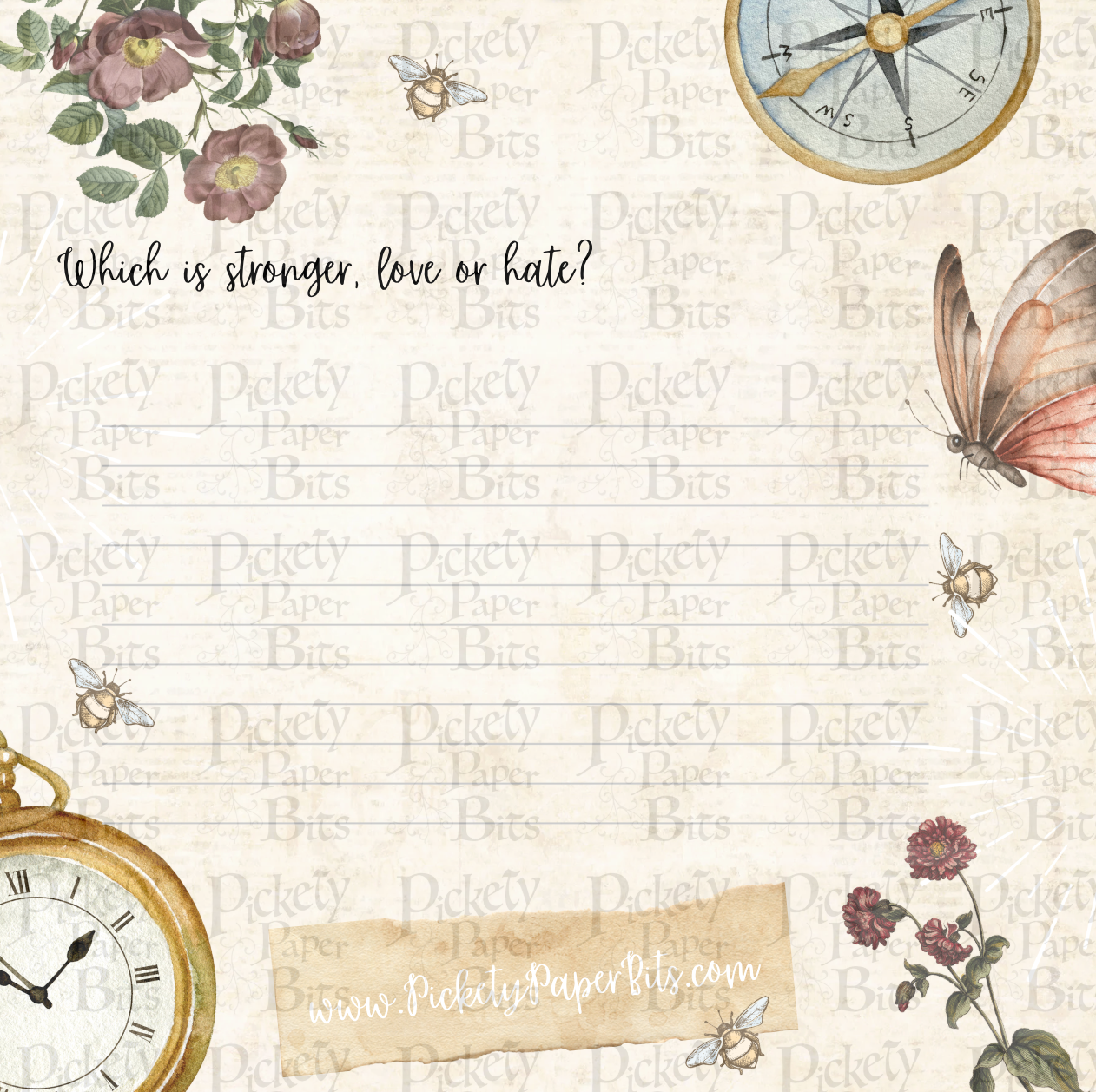 Journal Writing Prompts: 28 Ready-To-Print Cards