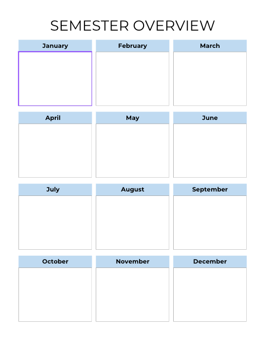 Smart & Simple Digital Student Planner