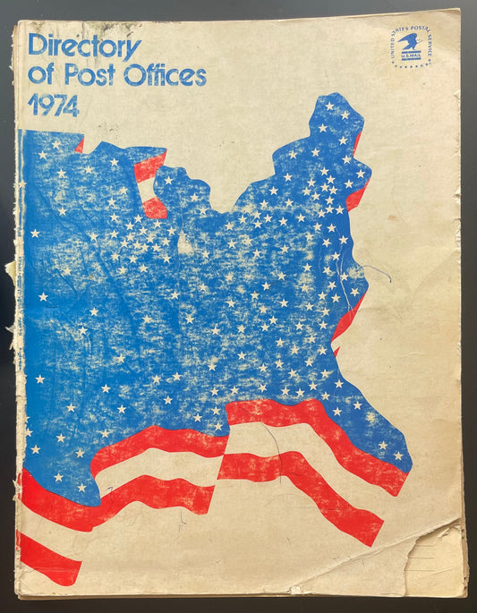 Directory of Post Offices from 1974 - Limited Quantity!