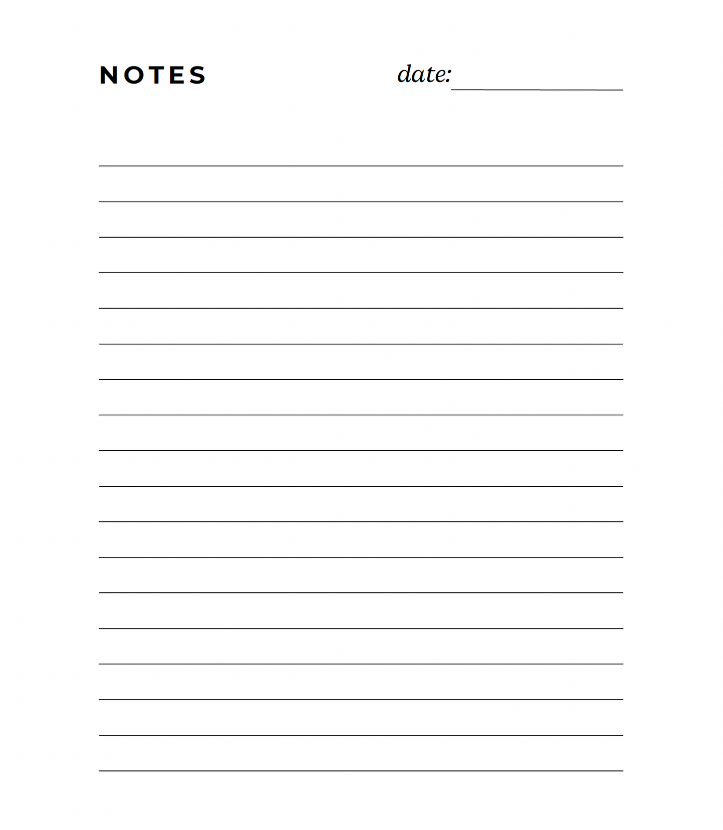 Black Zebra Monthly Hyperlinked Planner