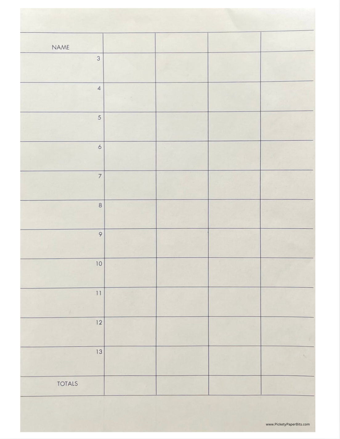 Variety Pack (Blank Papers) DigiKit – Pickety Paper Bits