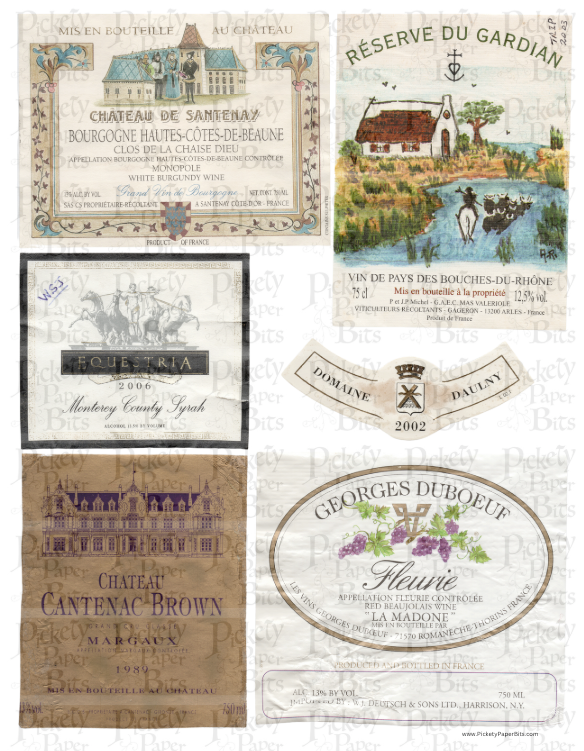 Wine Label Collection DigiKit