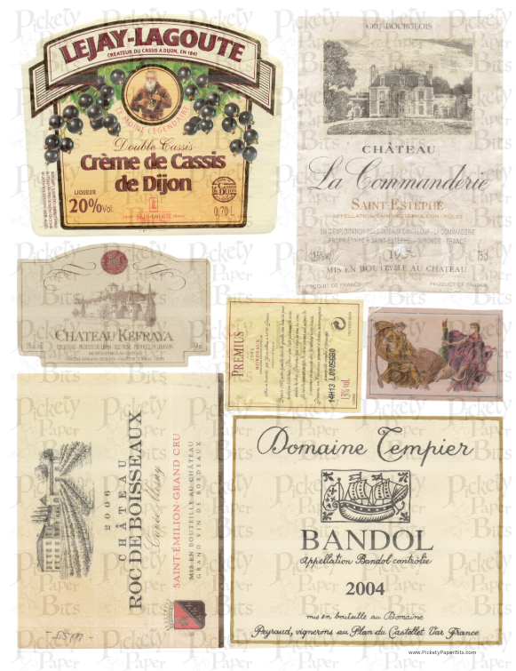 Wine Label Collection DigiKit