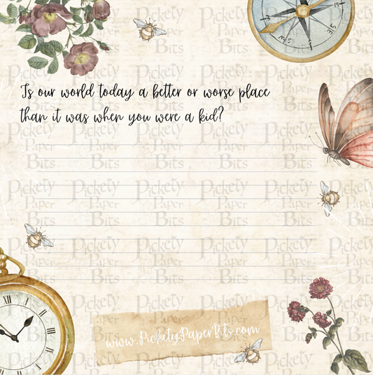 Monday Journal Prompts - Set of 28