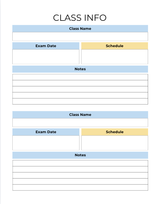 Smart & Simple Digital Student Planner