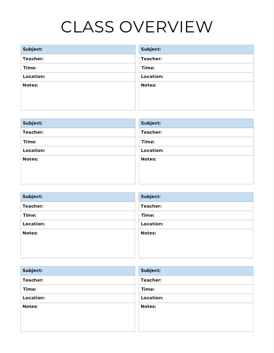 Smart & Simple Digital Student Planner